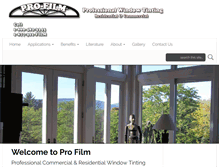 Tablet Screenshot of profilmtint.com